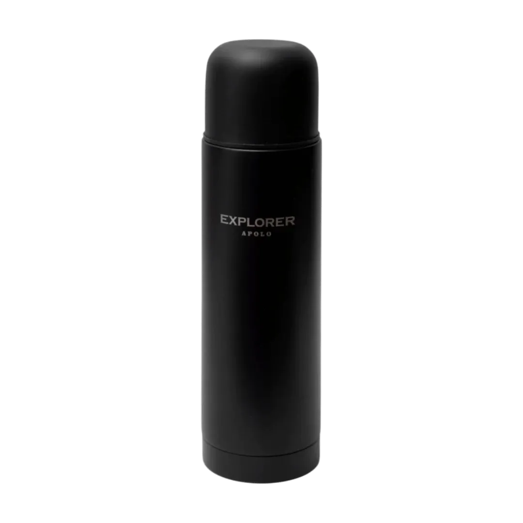 [136248] TERMO MATE LISTO EXPLORER CON BOMBILLA 500ML (Negro)
