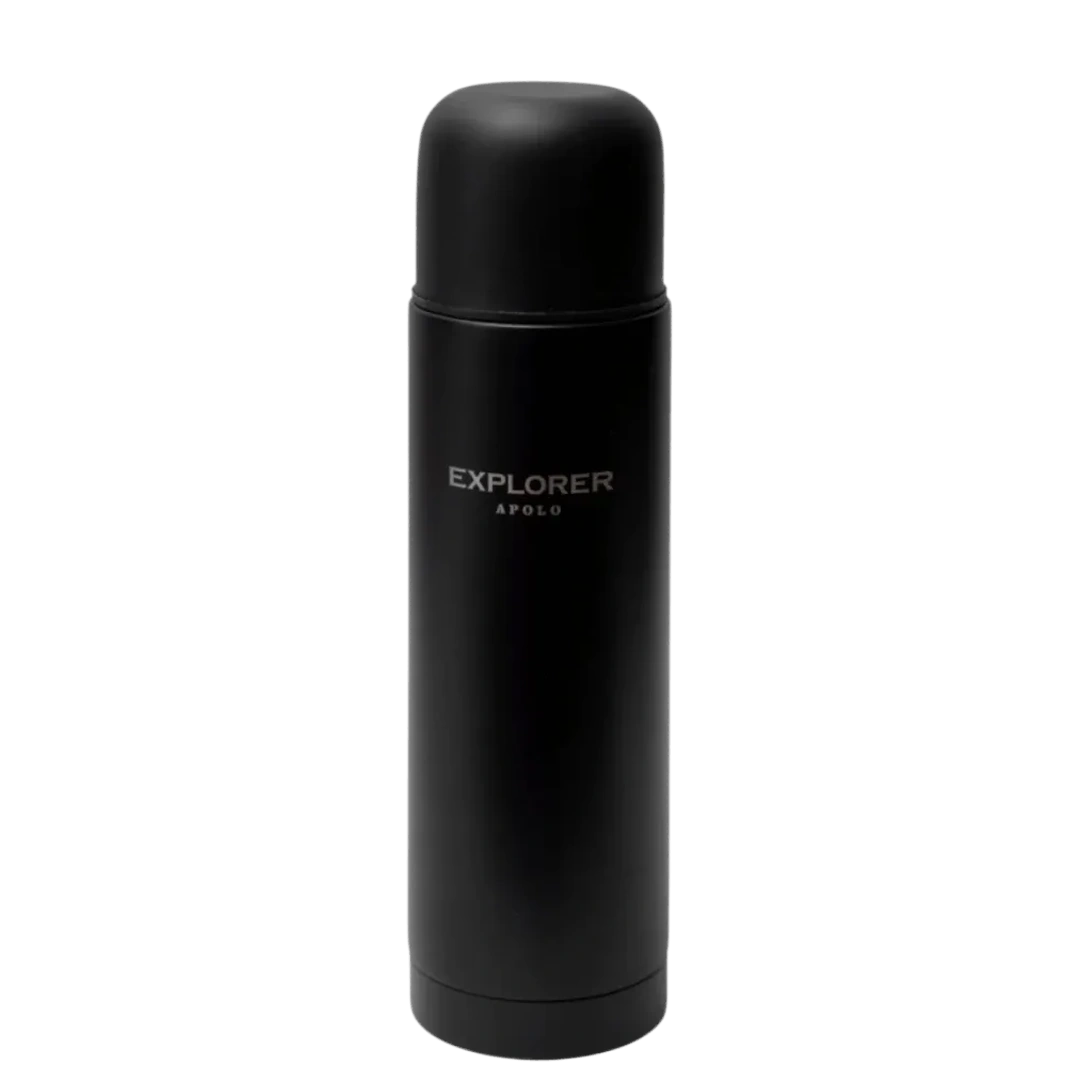 [136248] TERMO MATE LISTO EXPLORER CON BOMBILLA 500ML (Negro)