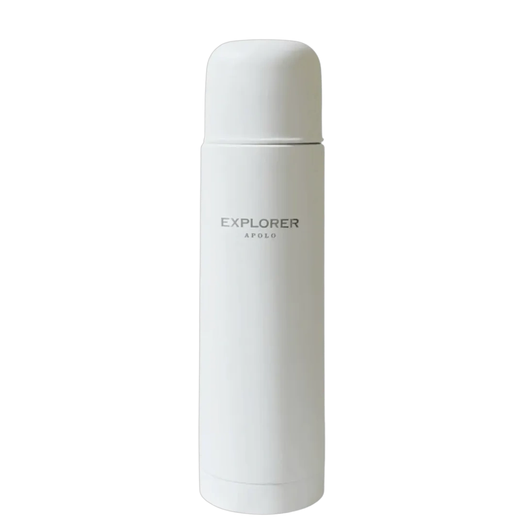 [136249] TERMO MATE LISTO EXPLORER CON BOMBILLA 500ML (Blanco)
