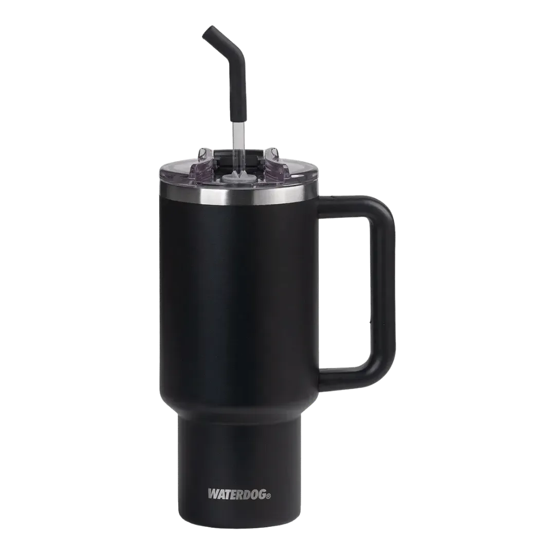 [136692] VASO TERMICO CON SORBETE WATERDOG COLD 900ML (Negro)