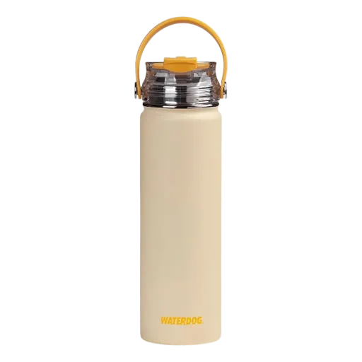 [136721] BOTELLA ACERO INOXIDABLE WATERDOG AKWA 650ML (Amarillo)
