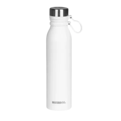 [128918] BOTELLA ACERO INOXIDABLE WATERDOG BUHO 750ML (Blanco)