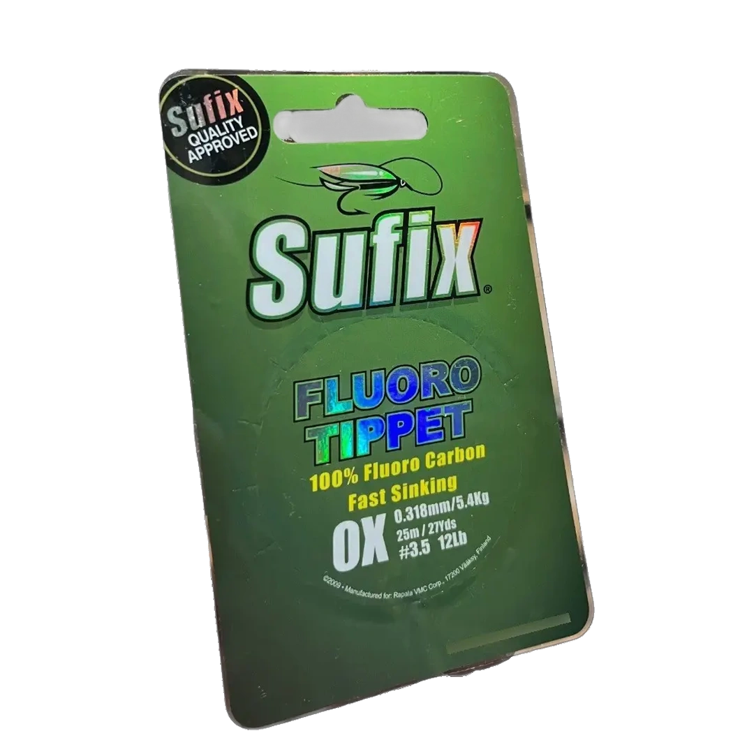 TIPPET SUFIX FLUOROCARBON 25M / 0X / 12LIBRAS