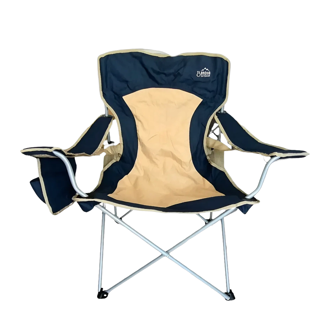 [140694] SILLON DIRECTOR BAMBOO CON AJUSTE LUMBAR (Azul)