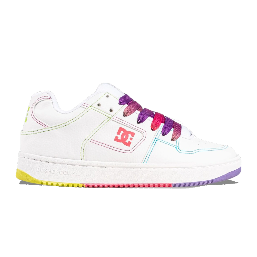 ZAPATILLA M DC MANTECA SS BLANCO ARCOIRIS