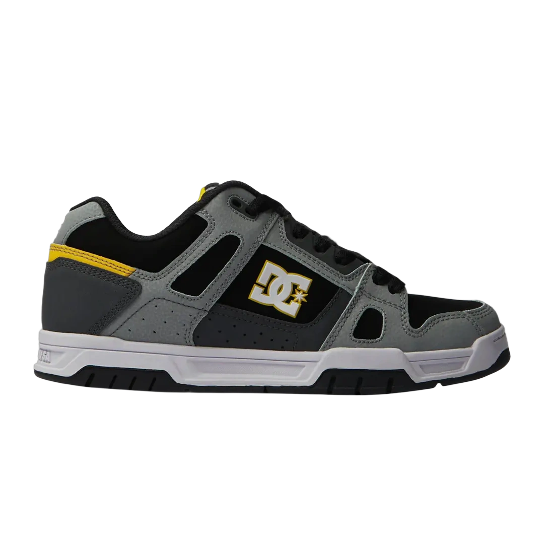 [130672] ZAPATILLA H DC STAG GRIS AMARILLO (8)