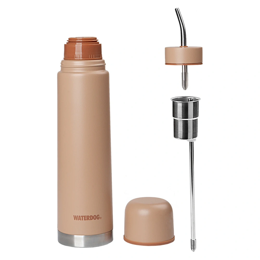 [141537] TERMO DOBLE FUNCION WATERDOG AUTOMATE 2 EN 1 YUNTA 700ML (Camel)